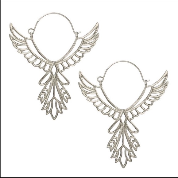 New! FP 925 Silver Thunderbird Earrings - Picture 2 of 4
